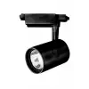 Global K2 KTL143 6500K Beyaz 15W Siyah Kasa Led Ray Spot Armatür