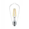 Philips LED Classic 7W/60W ST64 E27 Dim Edilemez 2700K (Sarı) Led Filament Ampul