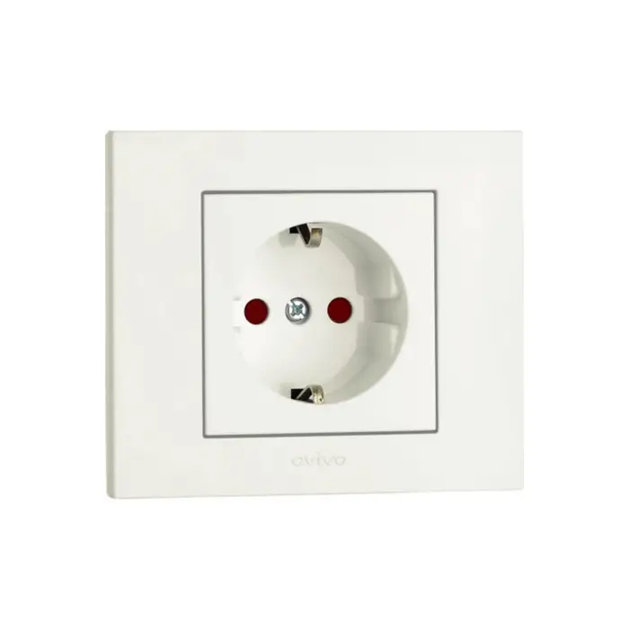 Grano Beyaz Çocuk Korumalı Priz