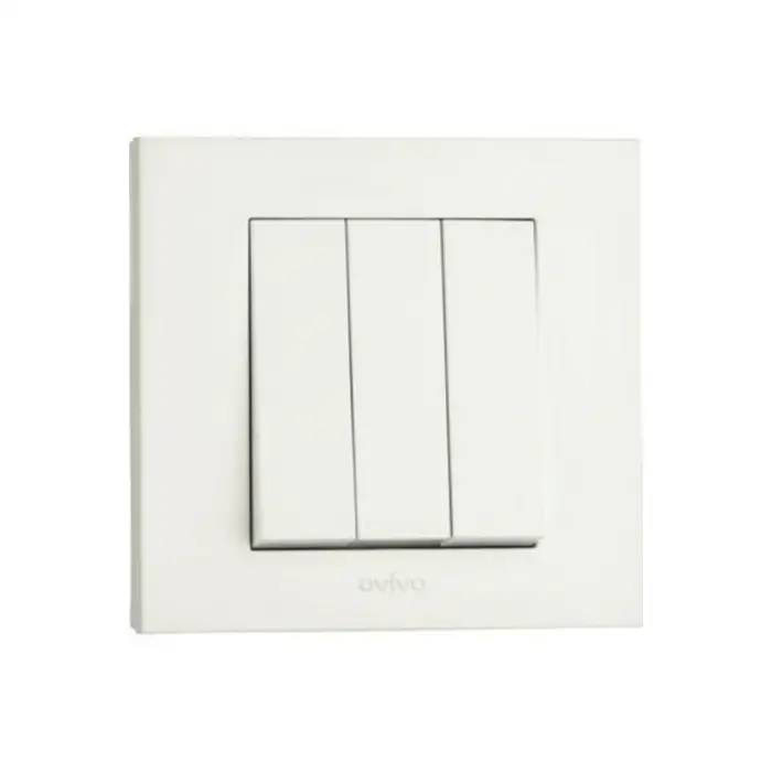 Ovivo Grano Beyaz Üçlü Anahtar