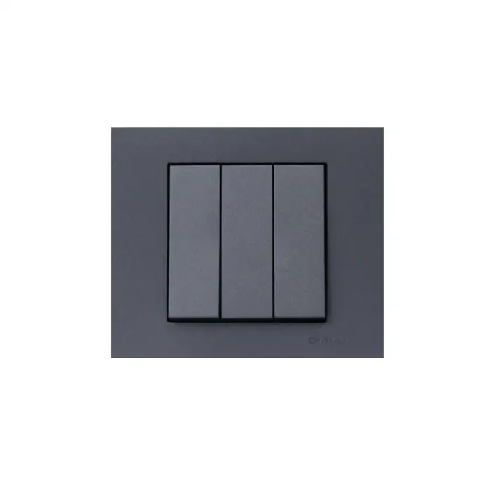 Ovivo Grano Metalik Füme Üçlü Anahtar