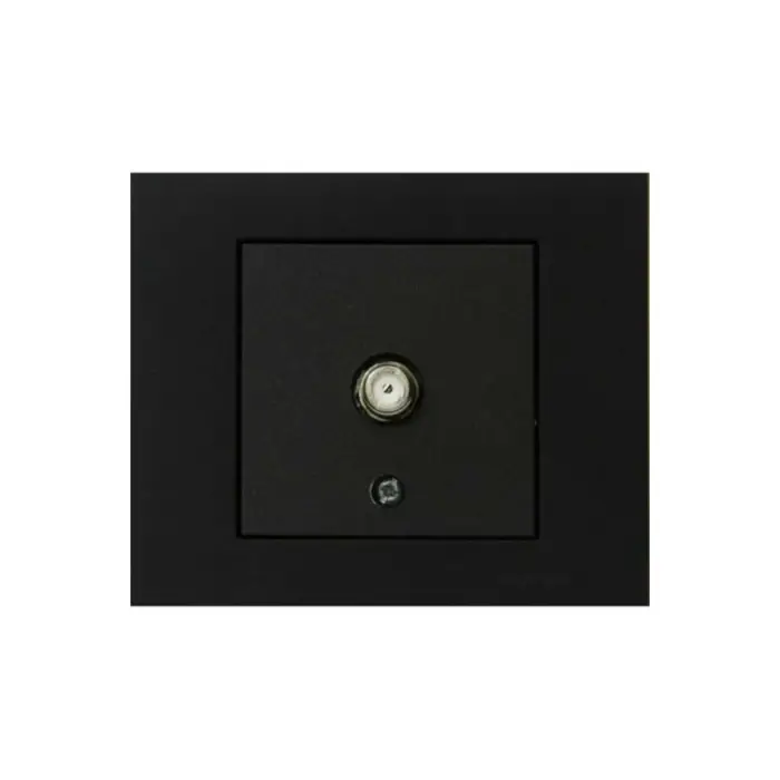 Ovivo Grano Siyah Uydu F Konnektör Çerçeveli