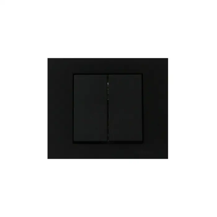 Ovivo Grano Metalik Siyah Komütatör Anahtar