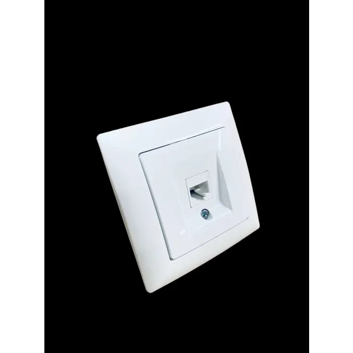 Günsan Visage Beyaz Data Prizi Cat6 + Çerçeve