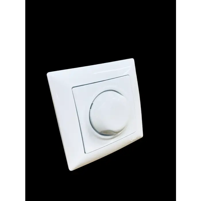 Günsan Visage Beyaz Dimmer Anahtar 1000va + Çerçeve