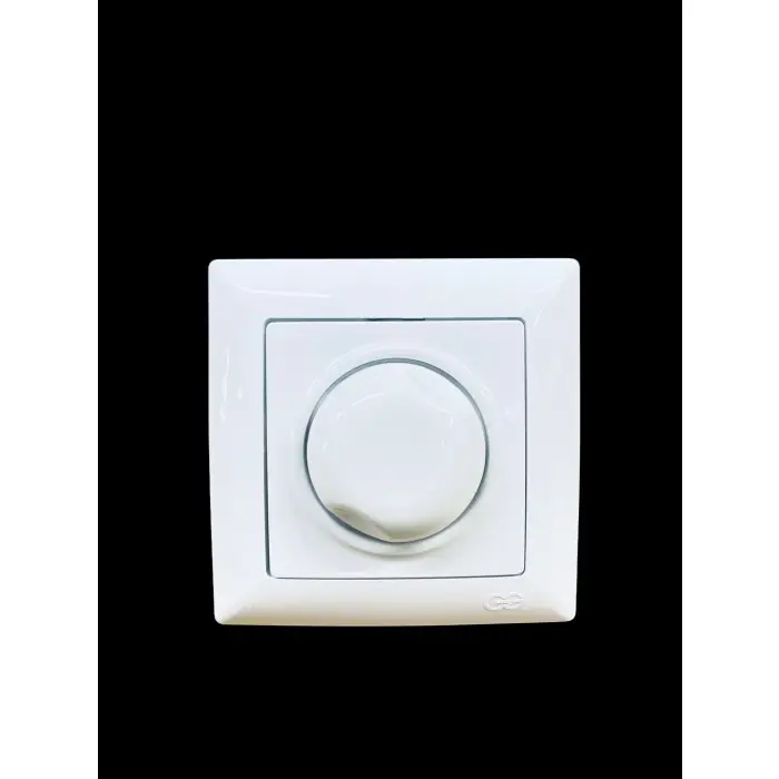 Günsan Visage Beyaz Dimmer Anahtar 1000va + Çerçeve