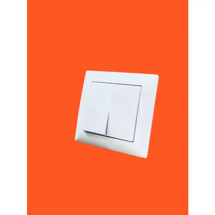 Günsan Visage Beyaz Komütatör + Çerçeve