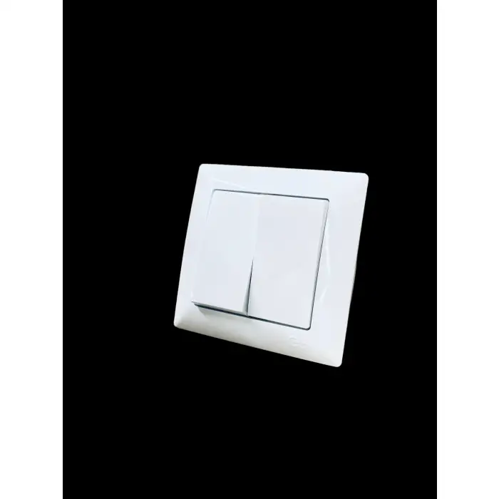 Günsan Visage Beyaz Komütatör + Çerçeve