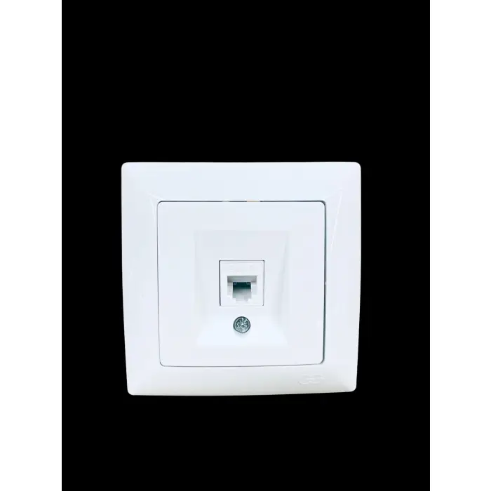 Günsan Visage Beyaz Nümeris (Telefon) Prizi Cat3 + Çerçeve