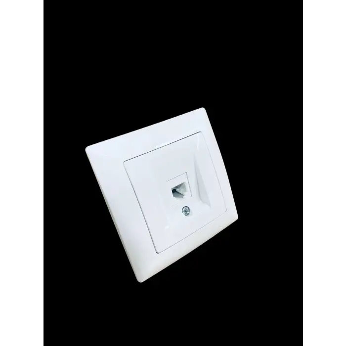 Günsan Visage Beyaz Nümeris (Telefon) Prizi Cat3 + Çerçeve