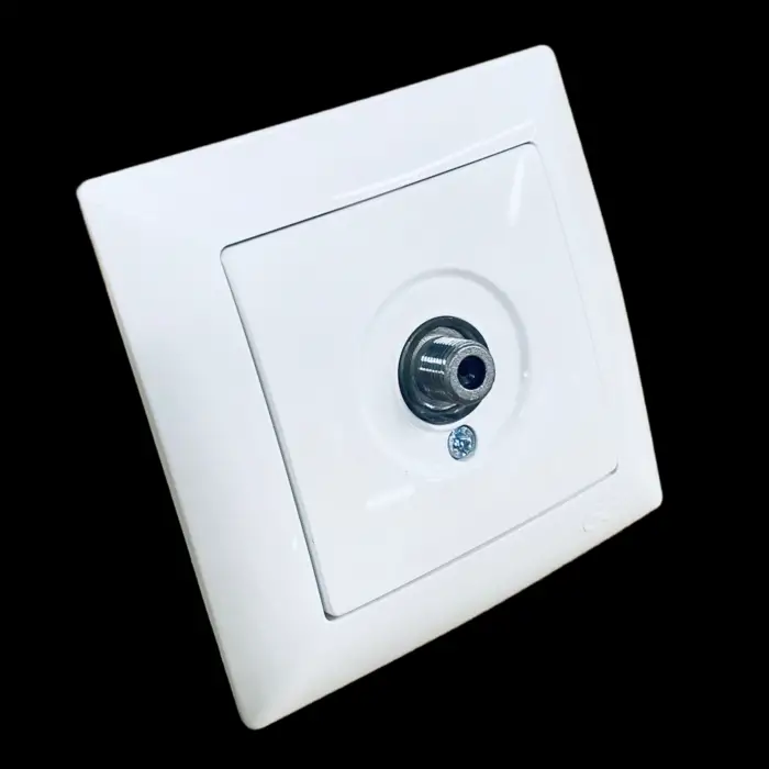 Günsan Visage Beyaz Uydu (Tv) Prizi F Konnektör