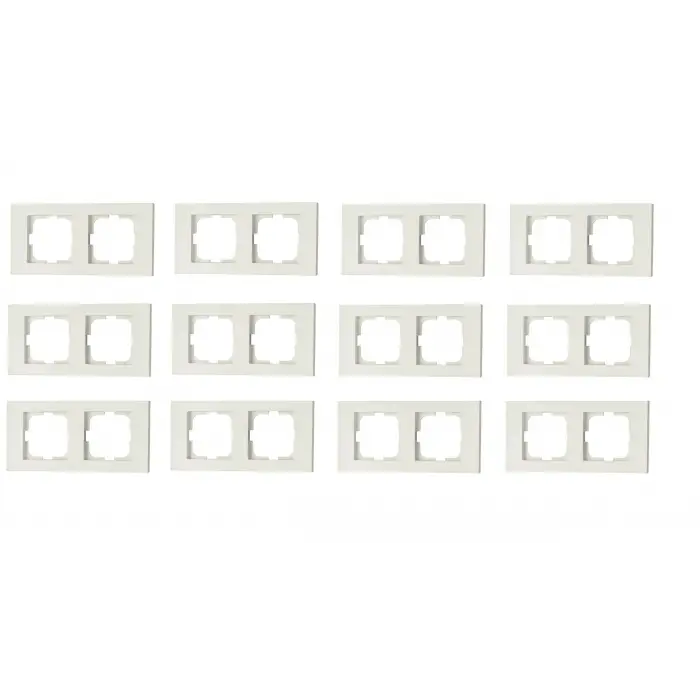 Ovivo Grano Beyaz İkili Çerçeve 12li