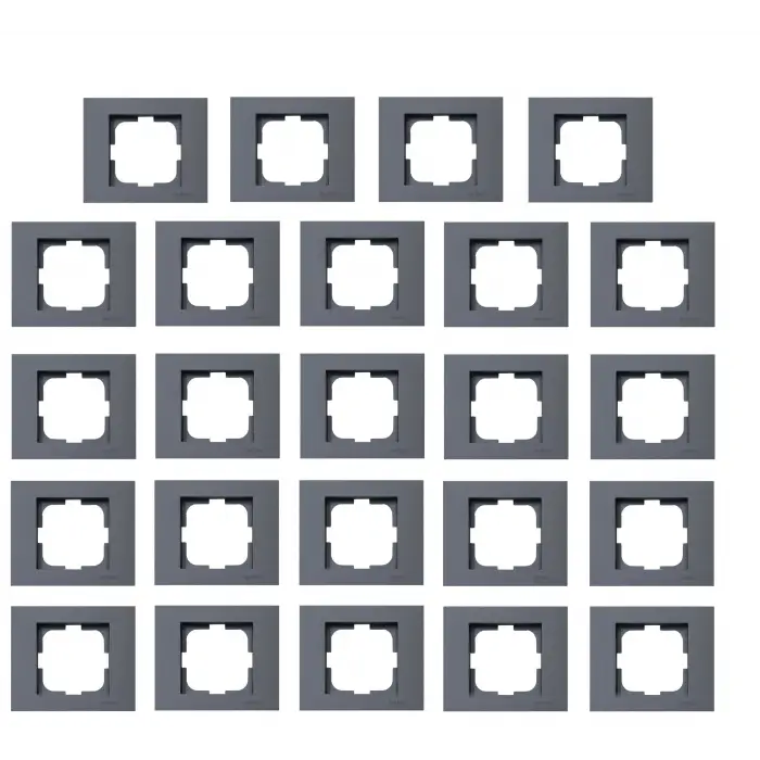 Ovivo Grano Füme Tekli Çerçeve 24lü