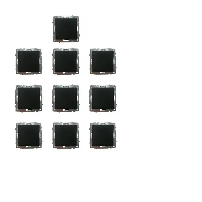 Ovivo Grano Siyah 10lu Anahtar (Çerçevesiz)