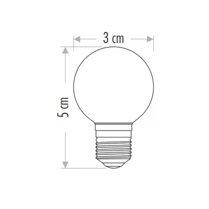 Cata  Ct-4071 1w E27 Kırmızı Ledli Top Gece Lambası