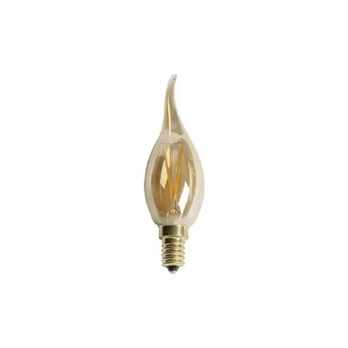 Cata 4w Rustik Led Kıvrık Buji Ampul (E14) ( Amber) Ct-4281