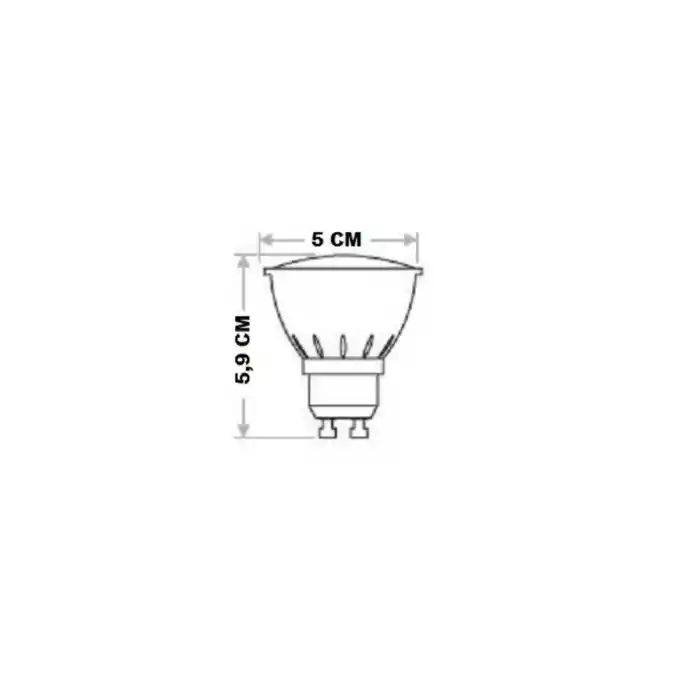 CATA 5W Gu10 Duylu Led Ampul Günışığı CT-4240