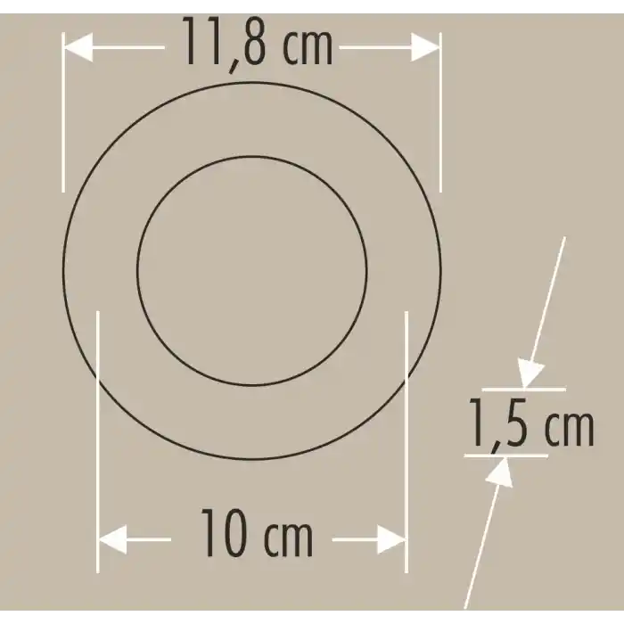 Cata 6w Slim Panel ( Günışığı ) Ct-5145 Led Spot 3000 Kelvin