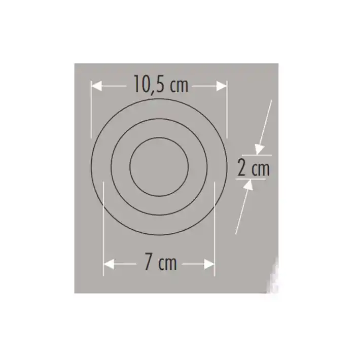 Cata 7w Okyanus Led Spot ( Beyaz-Mavi ) Ct-5120B