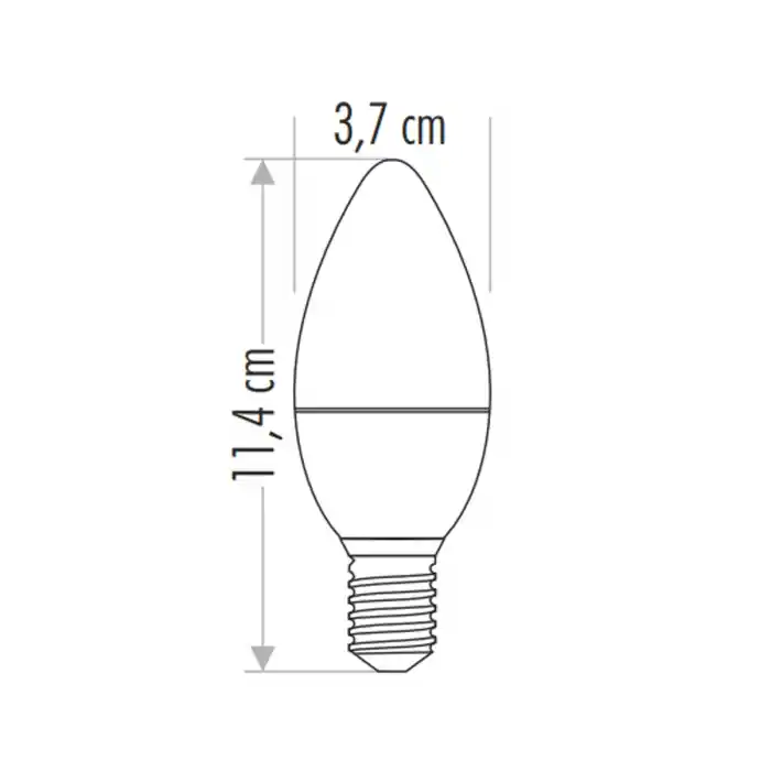 Cata 8W E14 6400K Beyaz Led Buji Ampul CT-4083