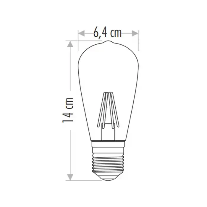 Cata 8w Edison Led Ampul Günışığı Ct-4353g