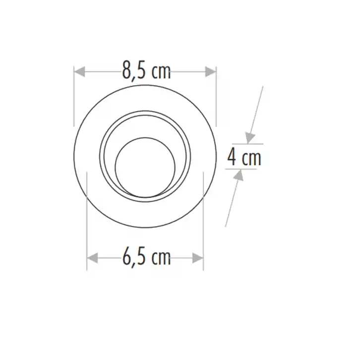 Cata 8w Safir Led Spot Beyaz Ct-5256B