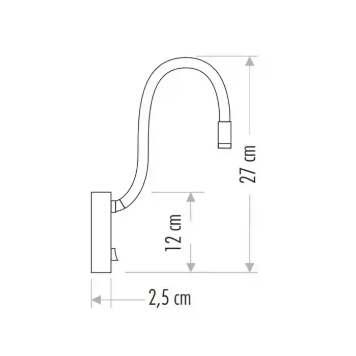 Cata Baykuş Led Aplik Günışığı Beyaz Kasa Ct-5232