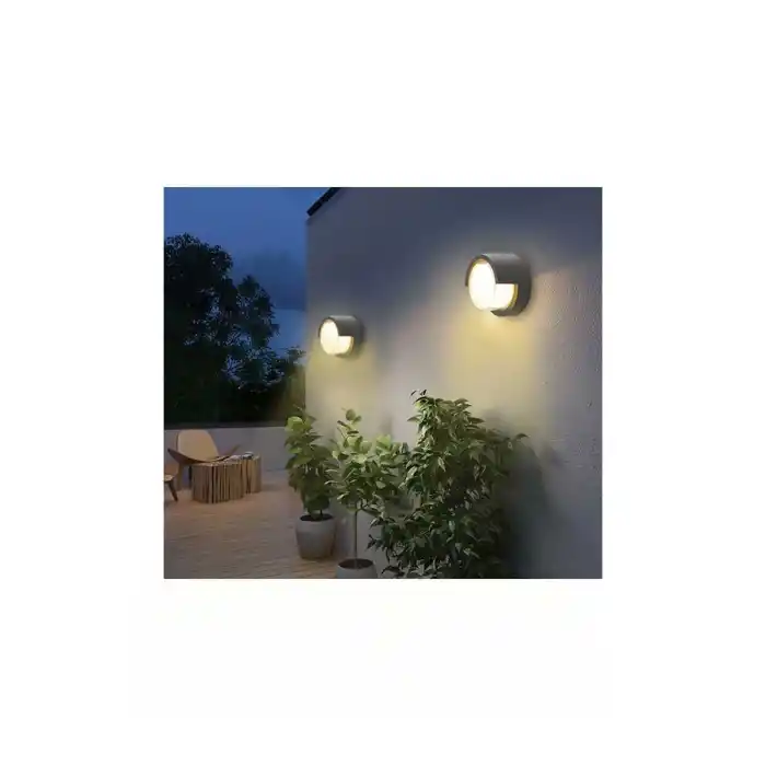 Cata CT-7073 3200K Günışığı 12W Siyah Sıva Üstü Led Aplik