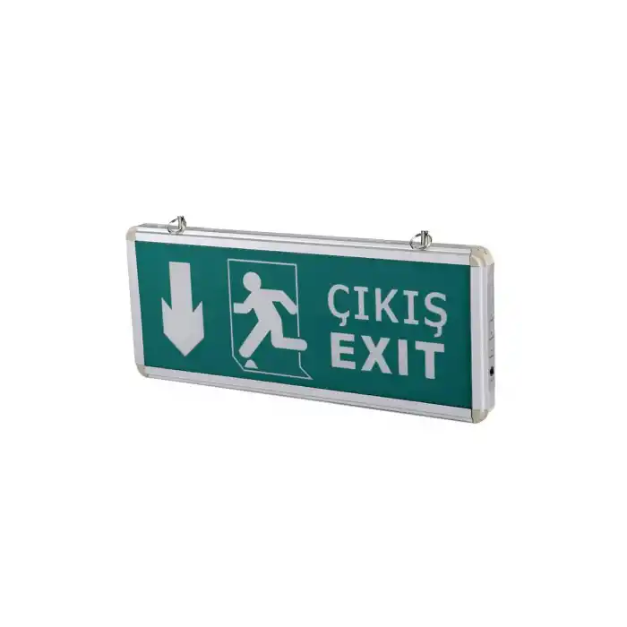 Cata CT-9167 Üç Saat Akülü Exit Ledli Acil Çıkış Armatürü