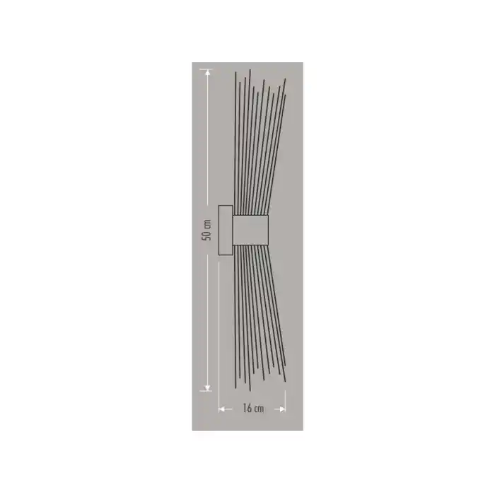 Cata Dekoratif Duvar Aplik Gold Pirinç Eskitme CT-8351