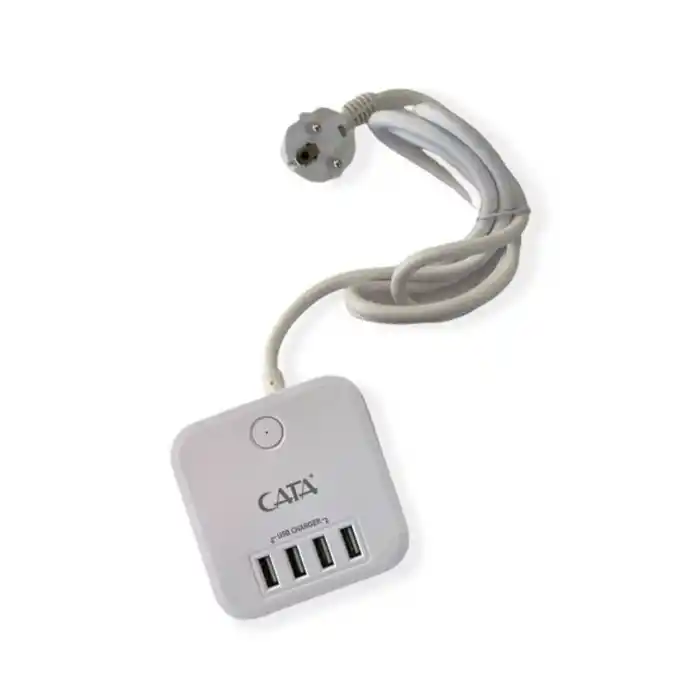 Cata Rubil Akım Korumalı 3lü Grup Priz ( 4 Usb Hızlı Sarj) Ct-3002