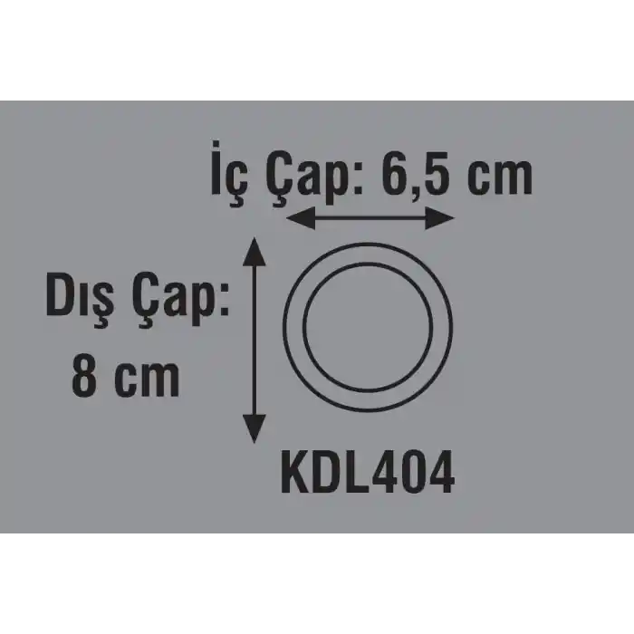 Global K2 KDL404 3W 3000K Günışığı Smd Yuvarlak Slim Led Panel
