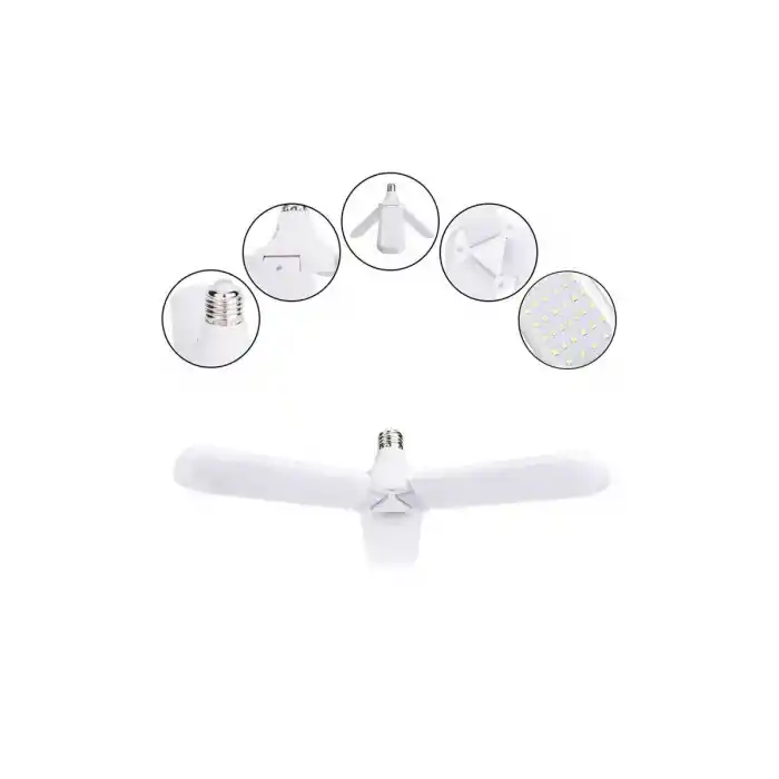 Global K2 KES471 45W E27 6500K Beyaz Led Pervane Ampul