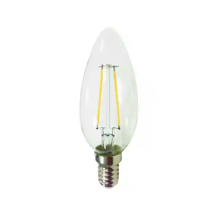 Global K2 KES499 4W E14 Günışığı Led Flamanlı Buji Rustik Ampul