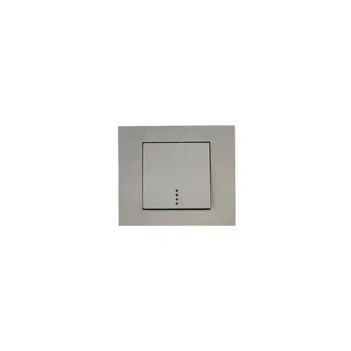 Ovivo Grano Gümüş Işıklı Anahtar
