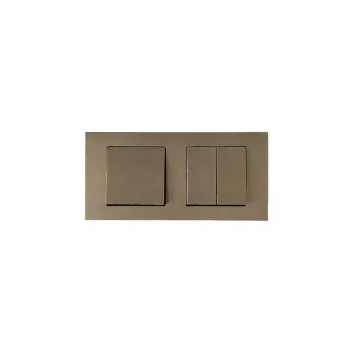 Ovivo Grano Titanyum İkili Set Anahtar + Komütatör