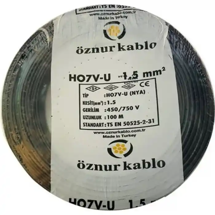 Öznür 1.5mm Nya Siyah 100mt