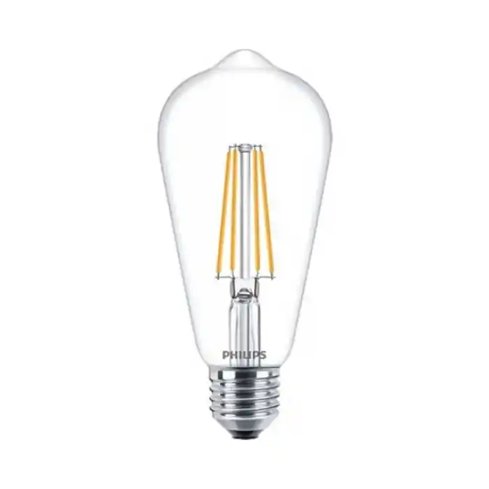 Philips LED Classic 7W/60W ST64 E27 Dim Edilemez 2700K (Sarı) Led Filament Ampul