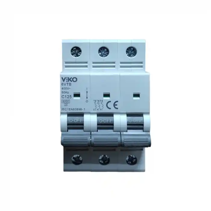 VİKO 3P 125A 6000KA OTOMATİK SİGORTA C TİPİ
