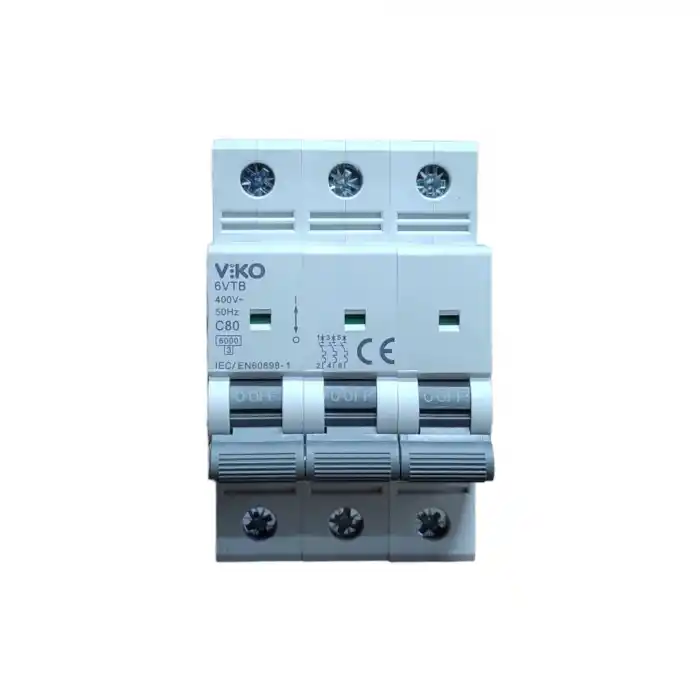 VİKO 3P 80A 6000KA OTOMATİK SİGORTA C TİPİ