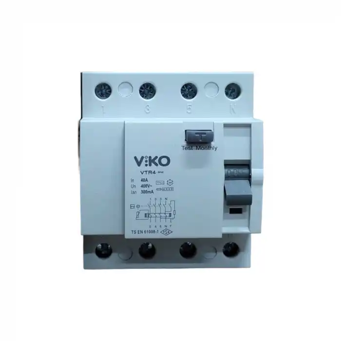 Viko 4p 40a 30ma kaçak akım koruma rolesi
