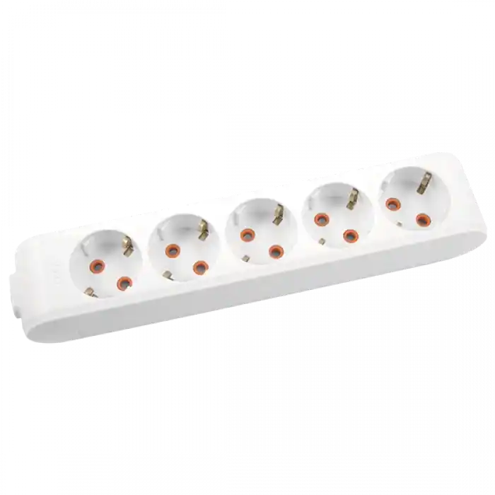Viko 5Li Klemensli Çocuk Korumalı Multi-Let Grup Priz-90113500