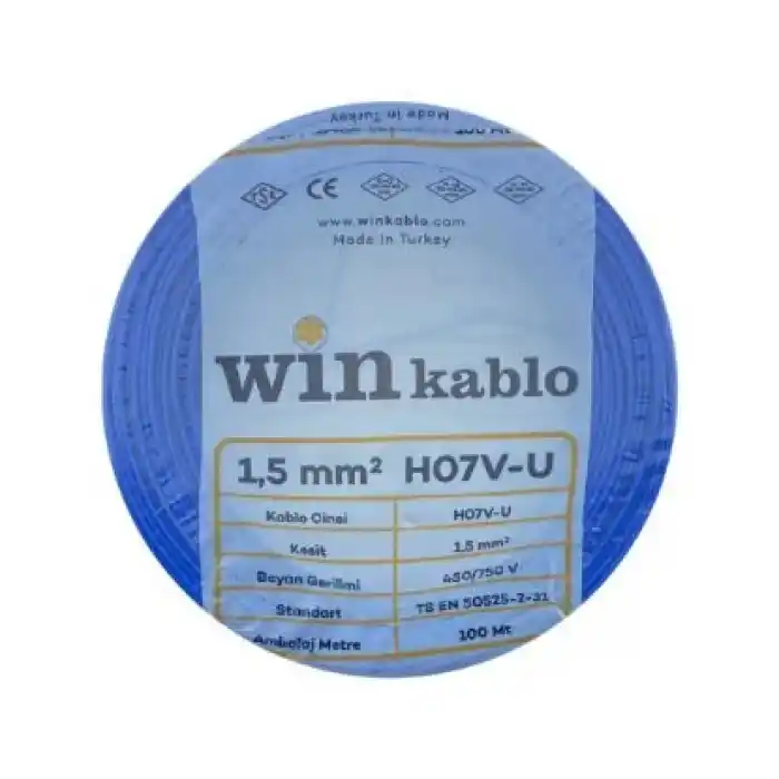 Wın 1.5 Nya Mavi Kablo 100 Metre