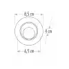 Cata 8w Safir Led Spot Beyaz Ct-5256B