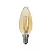 Global K2 KES601 4W E14 Günışığı Led Flamanlı Buji Rustik Ampul