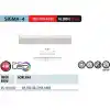 Horoz Sigma-4 30cm 4w Led Bant Armatür Beyaz Işık