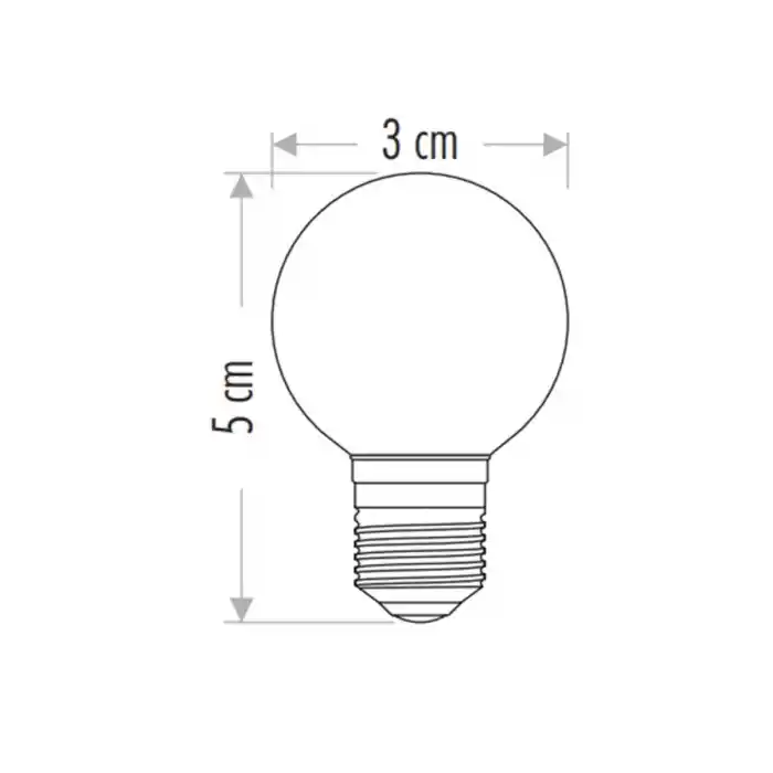 Cata Ct-4071 1w E27 Beyaz Ledli Top Gece Lambası