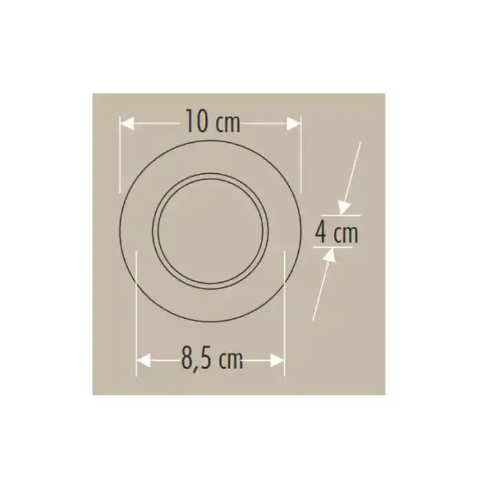 Cata 6w Zebra Led Armatür ( Beyaz-Krom Kasa ) ( Beyaz Işık - Günışığı - Sarı Işık) Ct-5257 Led Spot 6400 Kelvin