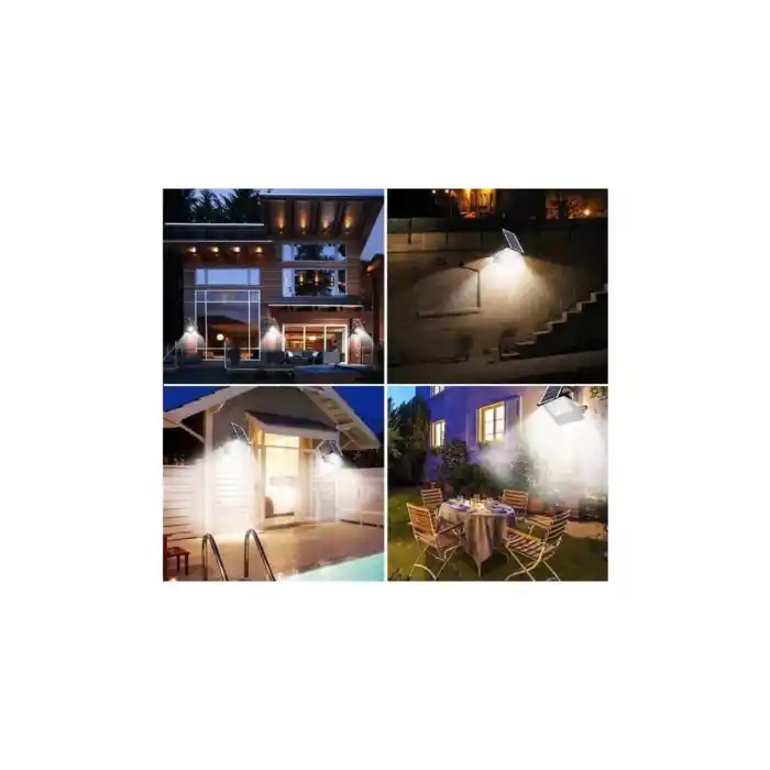 Cata CT-4648 100W 6400K Kumandalı Led Solar Projektör Güneş Enerjili
