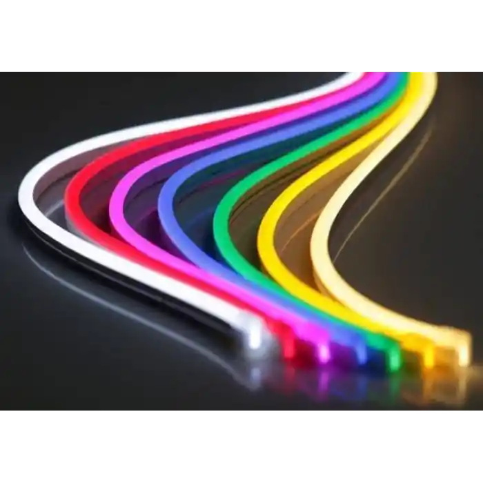 Cata Tak Çalıştır 12v Neon Esnek Şerit Led 3mt Amber Ct-4555